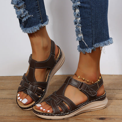 Vintage Comfort Wedge Sandals by Valentina Lo Bello