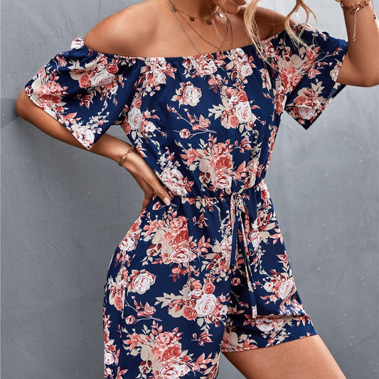 Floral Off-Shoulder Valentina Lo Bello Jumpsuit