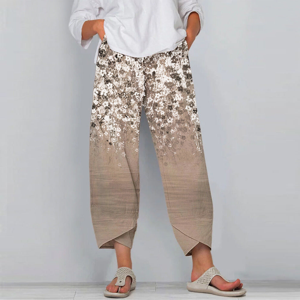 Pinterest-Inspired Floral Casual Pants by Valentina Lo Bello