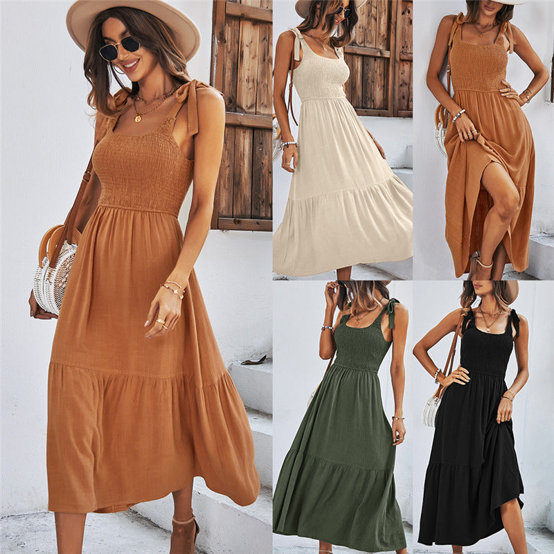 Chic Summer A-Line Dress by Valentina Lo Bello