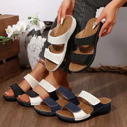 Artistic Valentina Lo Bello Plus-Size Wedge Sandals