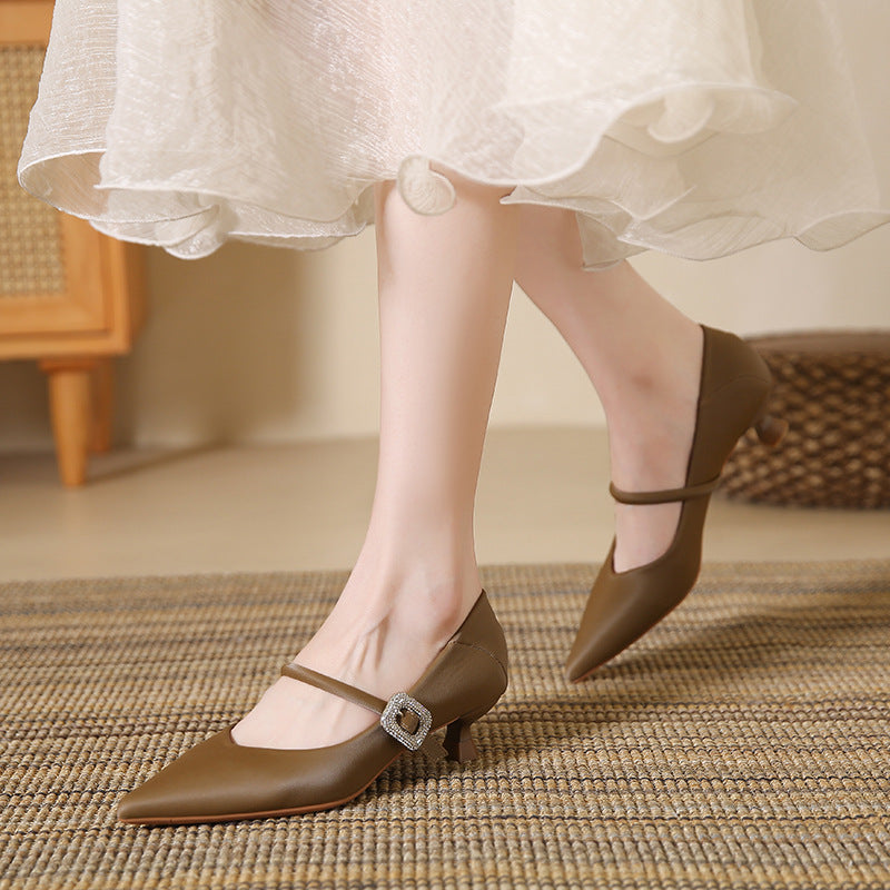 Elegant Rhinestone Heels by Valentina Lo Bello