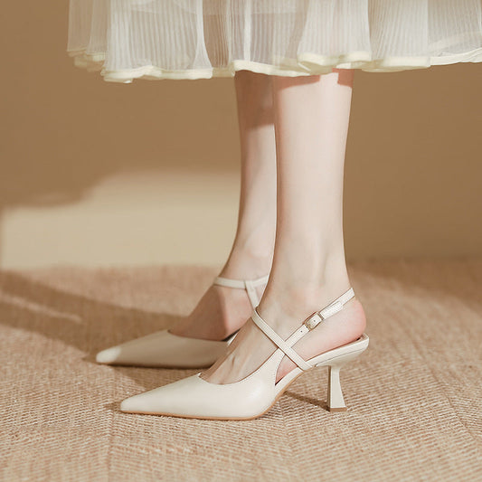 Elegant Valentina Lo Bello Pointed Toe High Heel Sandals